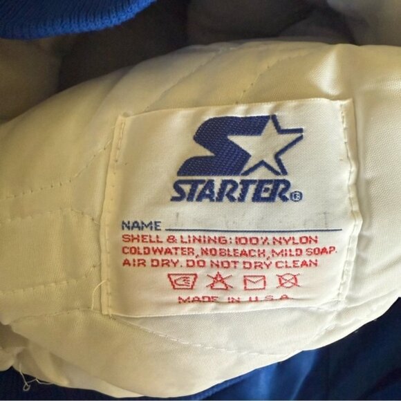 Starter Men’s Large NFL‎ Denver Broncos Vintage Authentic Pro Line Bomber Jacket - Picture 9 of 11